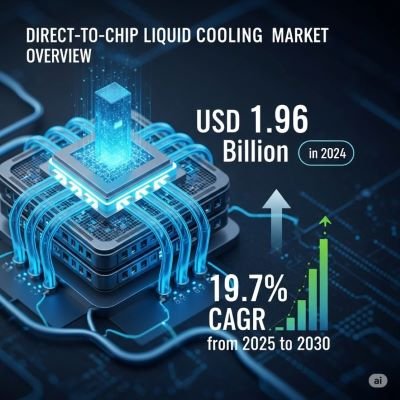 Direct To Chip Liquid Cooling Market